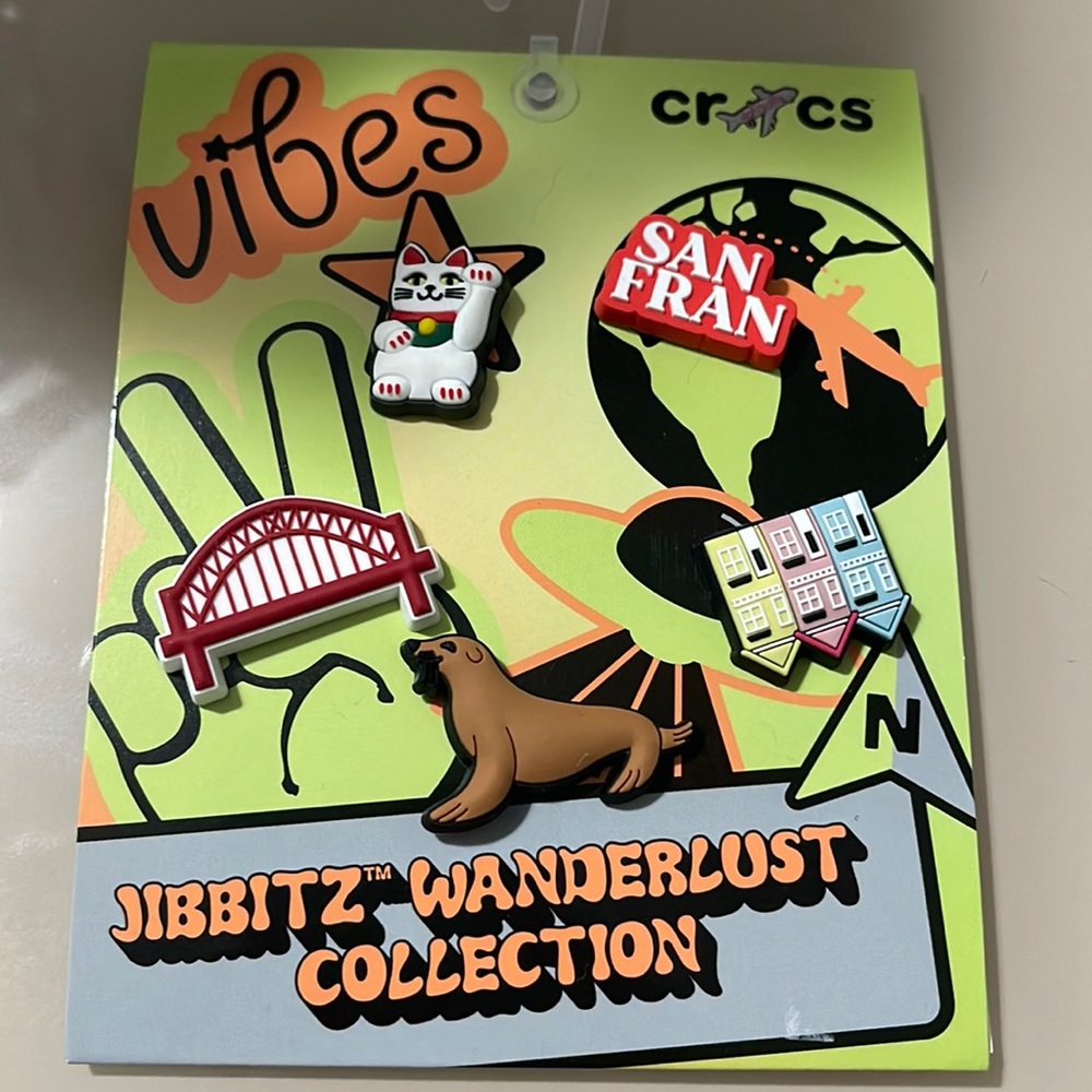 Crocs Jibbitz Wanderlust San Fran Edition